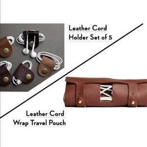 KIKO Genuine Leather Tech Cord Case Black